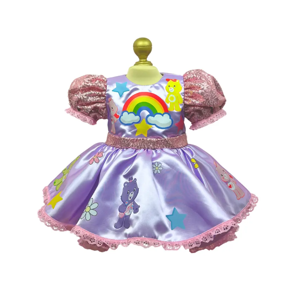 Purple Teddy Bears Dress