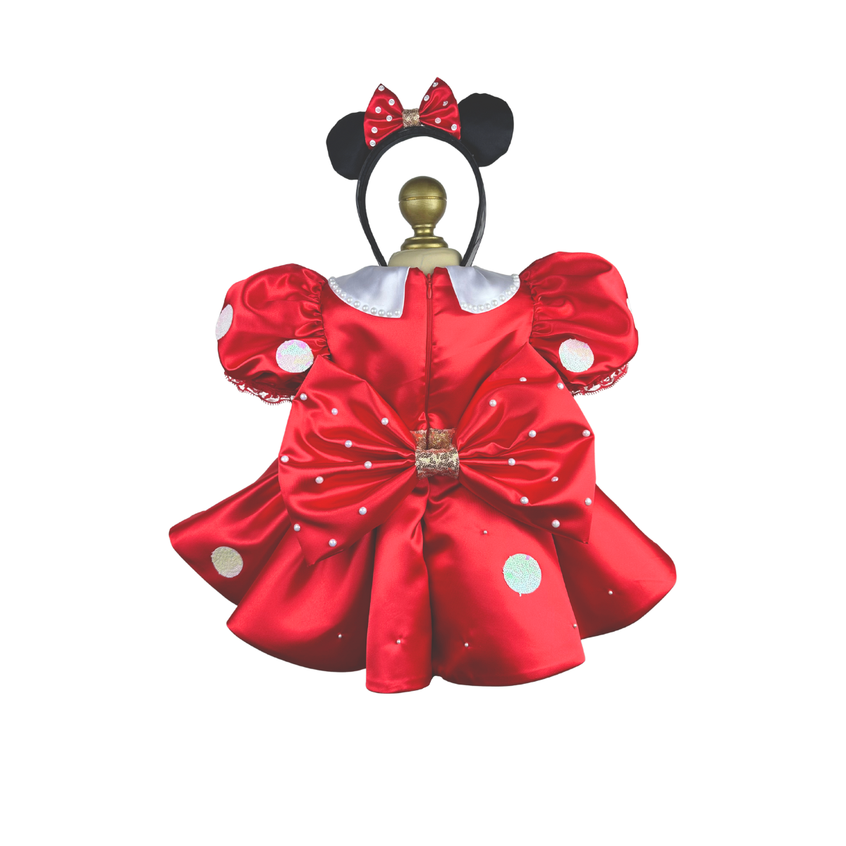 Red Polka Dot Party Dress